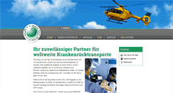 Desktop Screenshot of medicalescortservices.de